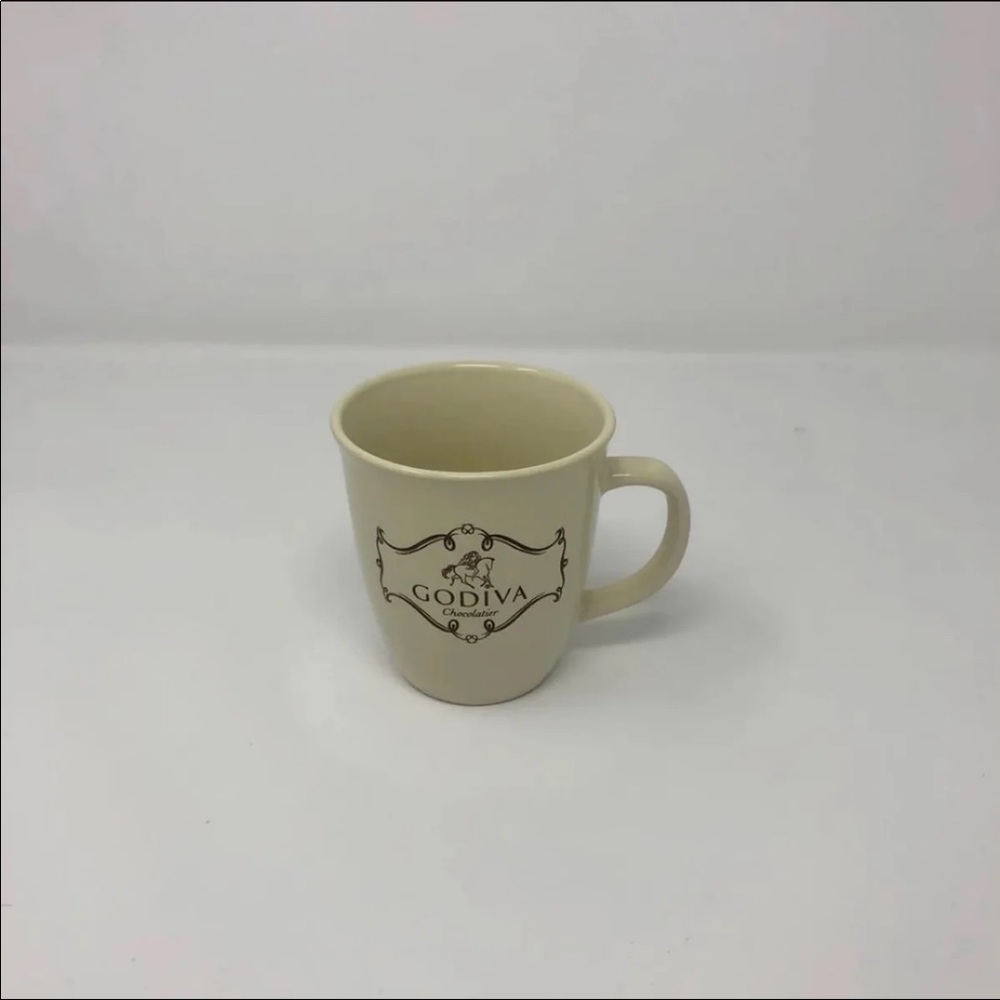 Godiva Chocolate Cream Off White Coffee Mug EUC